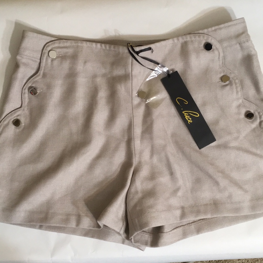 NWOT C. Luce shorts with pockets